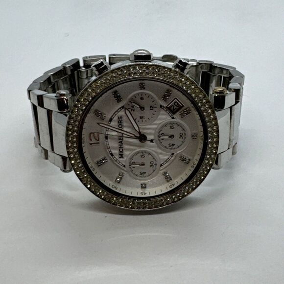 Michael Kors MK5353 Women Silver Stainless Steel Analog Dial Wrist Watch JNA397 main image 6